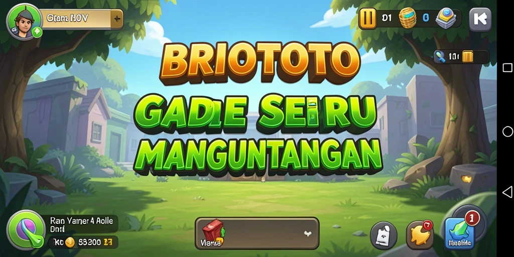 Tampilan gameplay menarik dalam BRIOTOTO yang menunjukkan keseruan game Idle.
