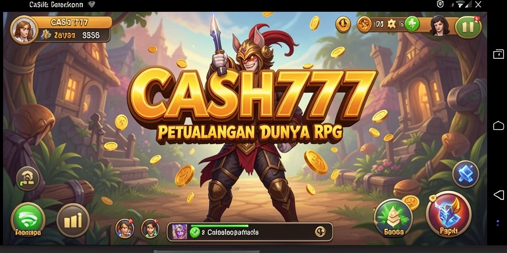 Menampilkan gameplay seru dari CASH777 dengan petualangan RPG yang mendebarkan.