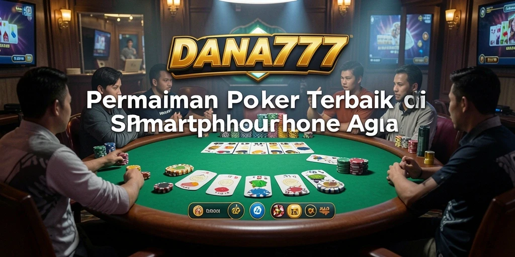 Tampilan utama gameplay DANA777 poker yang menarik.