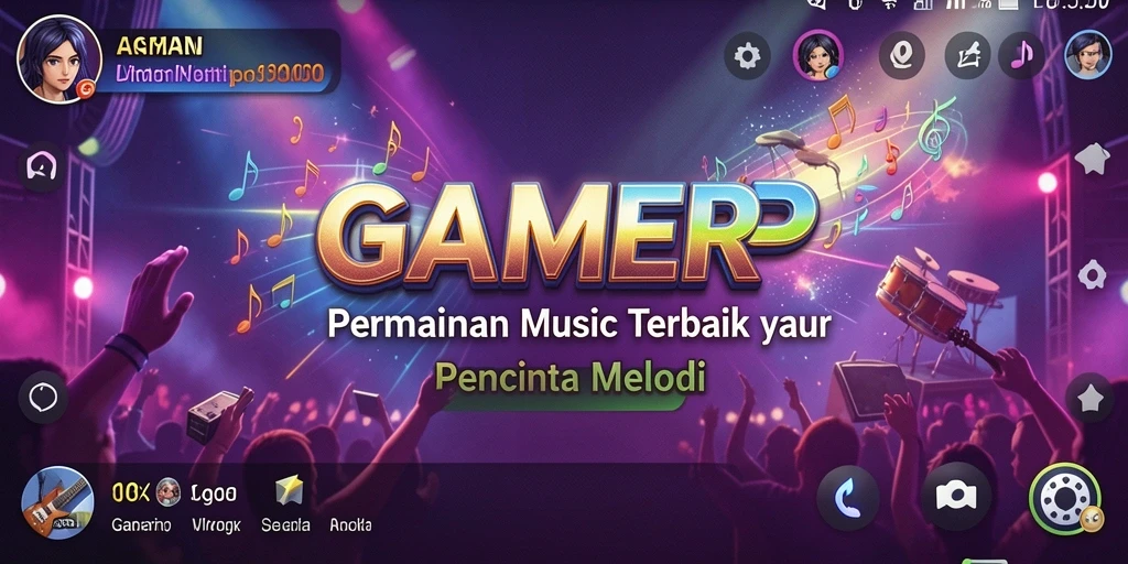 Tampilan gameplay GAMERP yang seru dan mengasyikkan.