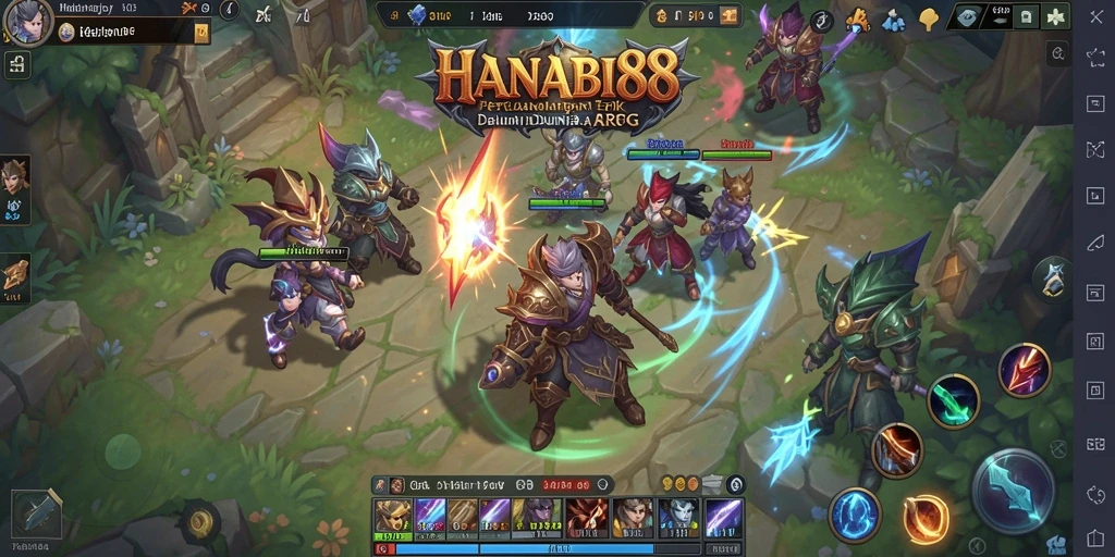 Tampilan gameplay ARPG yang mendebarkan dan penuh aksi.
