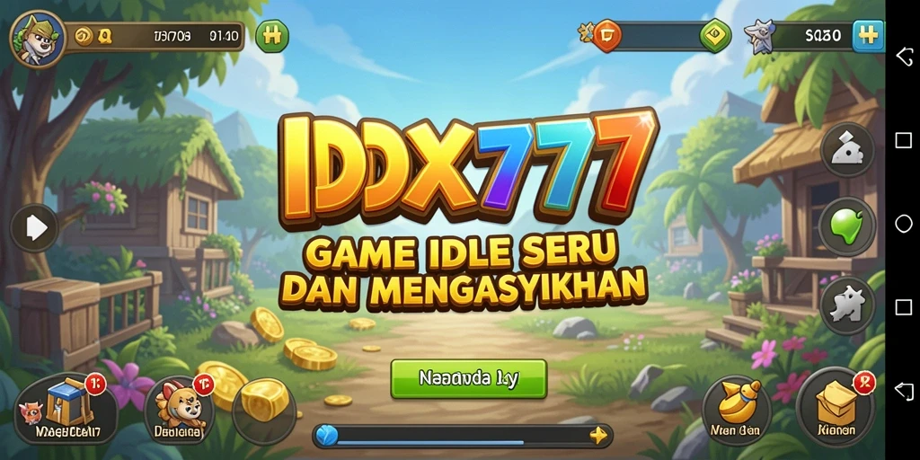 Tampilan gameplay seru dan interaktif di IDX777.