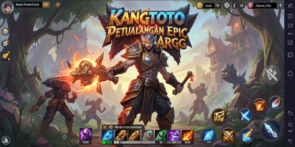 Tangkapan layar gameplay KANGTOTO dengan aksi ARPG yang seru.