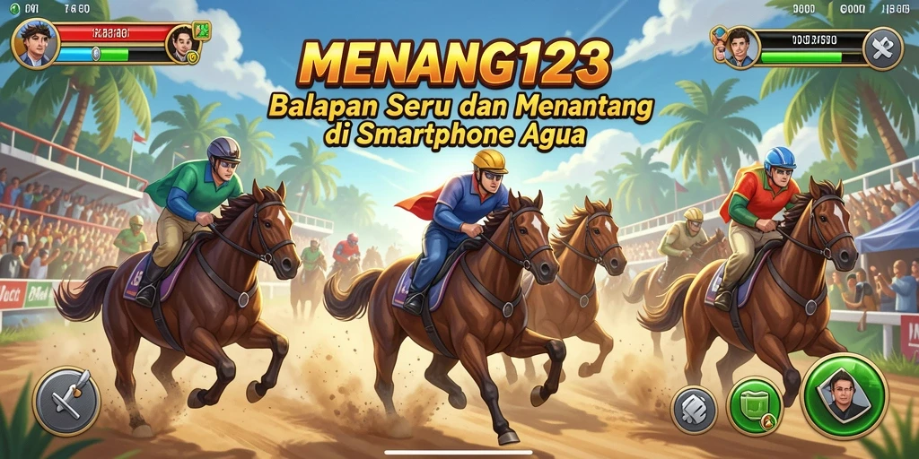 Screenshot MENANG123 menampilkan aksi balapan yang mendebarkan di trek yang menawan.