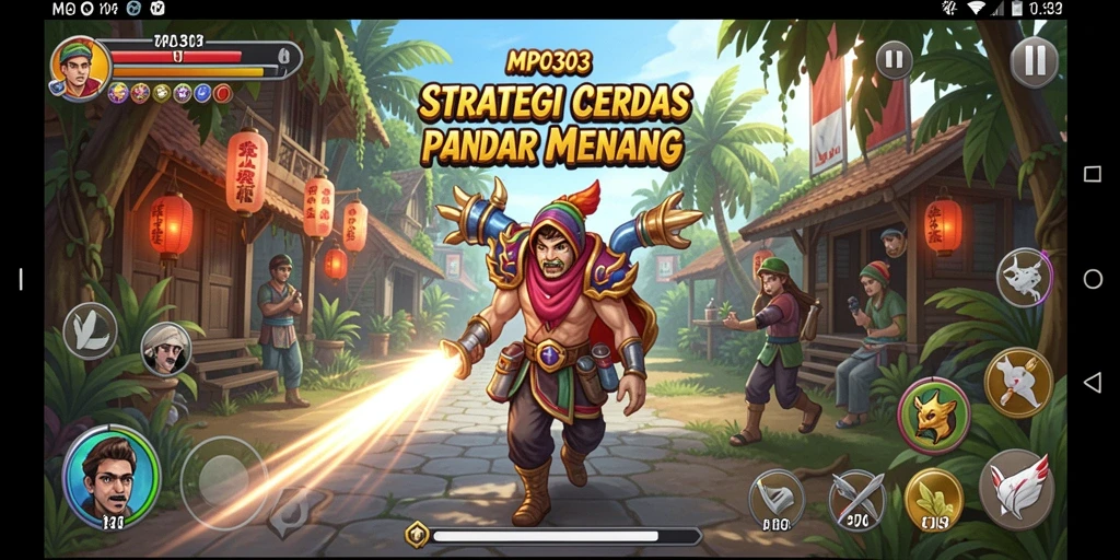 Screenshot MPO303 menampilkan intensitas gameplay strategi yang mendebarkan.