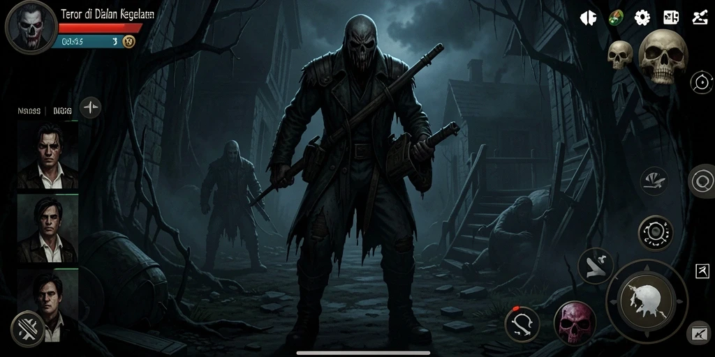Screenshot menampilkan suasana mencekam dalam gameplay N06.