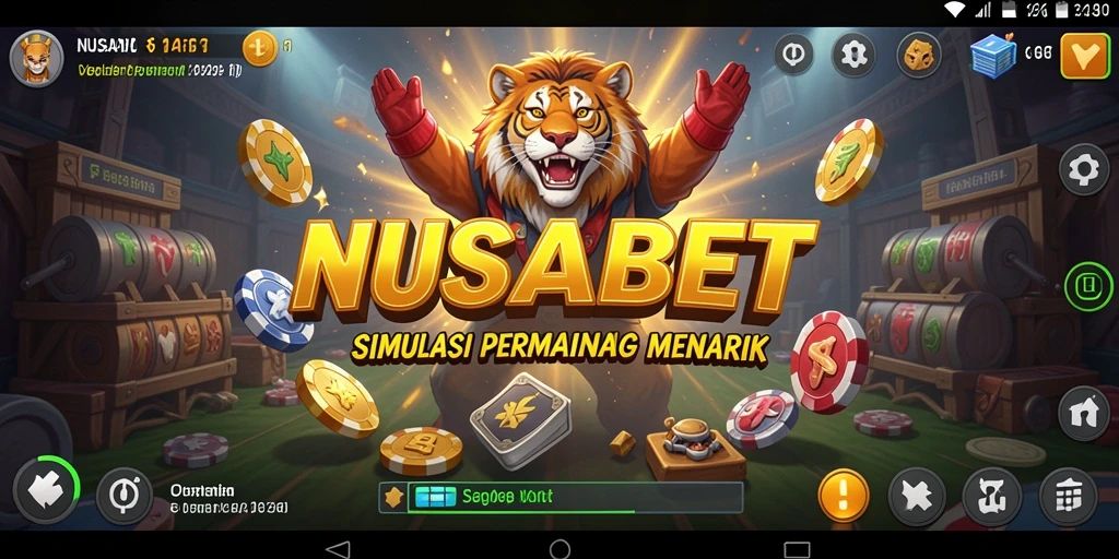 Tampilan fitur utama dari permainan simulation NUSABET.