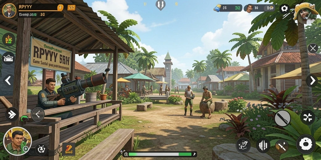 Tangkapan layar RPYYY menampilkan gameplay yang menawan dan interaktif.