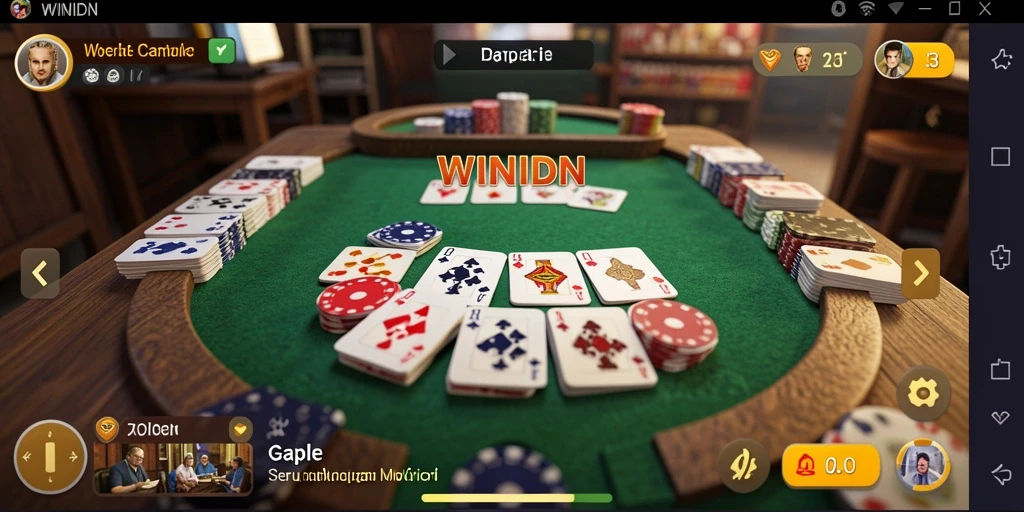 Tampilan gameplay seru dari WINIDN yang menantang.
